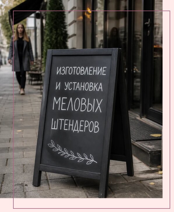 Меловые штендеры в Челябинске по цене от 6703 р. | Аванза-Члб